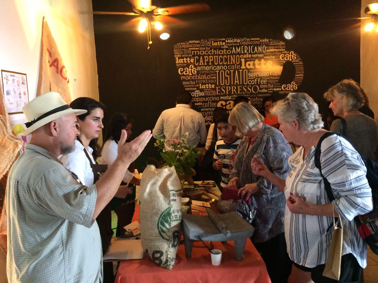 Cioccolato Fest nel Caffè Tostato a Merida, Yucatan 